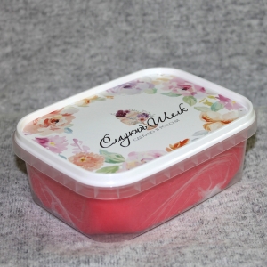 Мастика Сладкий шёлк Ярко-розовая 250гр
