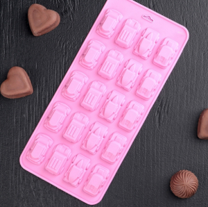 Форма для мармелада и шоколада "Автомобили",20 ячеек