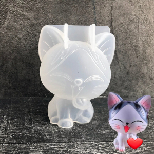 Силиконовый молд 3D "Котенок"