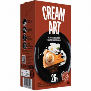 Растительные сливки Creamart 26% 1 л