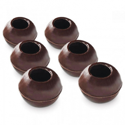 Шоколадные капсулы для конфет из тёмного шоколада 7шт Barry Callebaut
